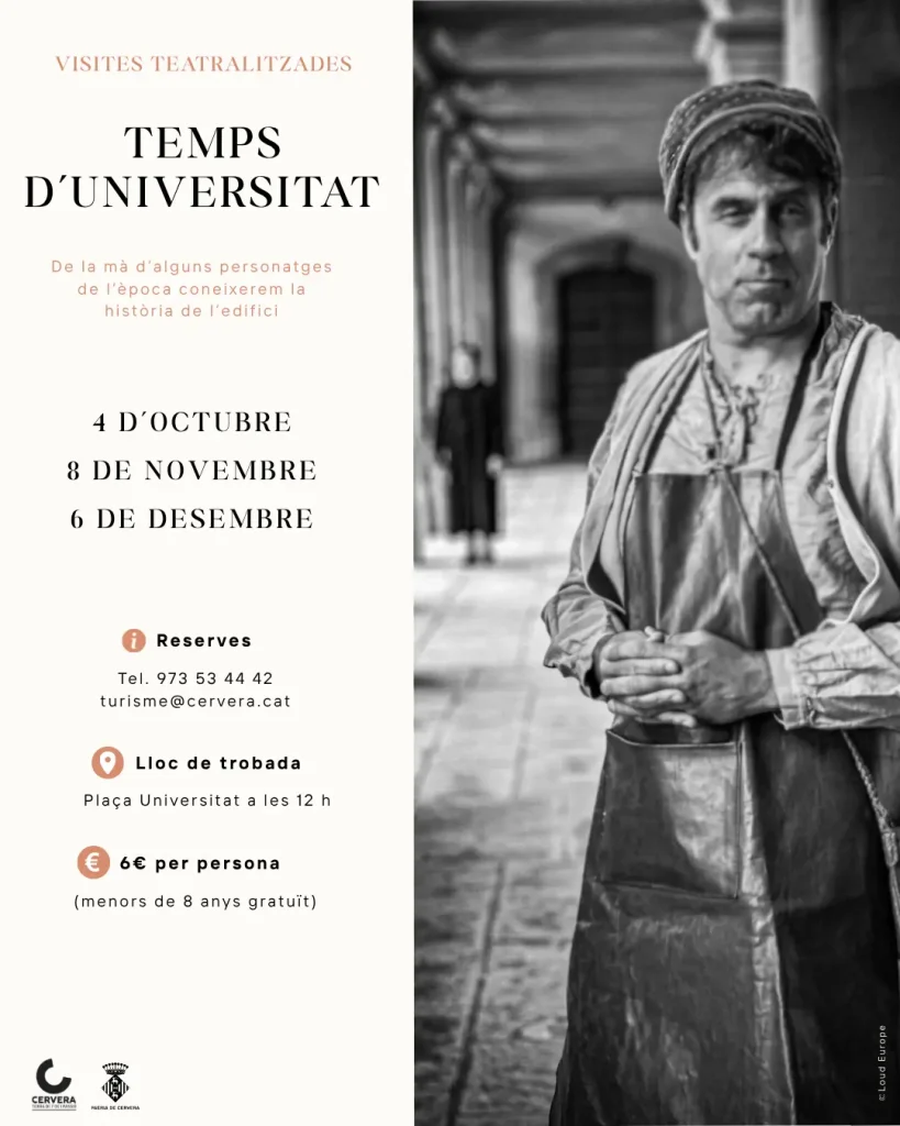 Visita teatralitzada «Temps d’Universitat»