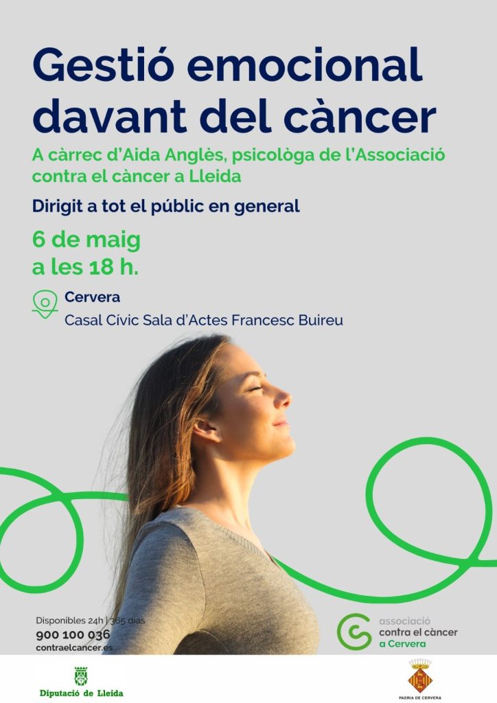 Xerrada “Gestió emocional davant del càncer”