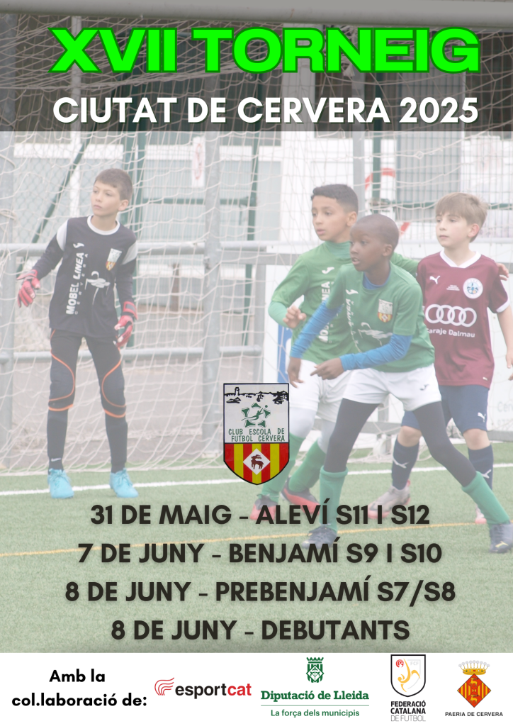 XVII Torneig Ciutat de Cervera de futbol base